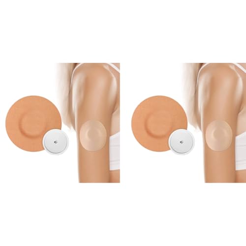 HANNEA® 60PCS Adhesive Tape for Freestyle Libre Sensors Waterproof Precut Sensor Covers Flexible Patch Stickers Pad Enlite Guardian Skin Color HANNEA® 60PCS Adhesive Tape for Freestyle Libre Sensors Waterproof Precut Sensor Covers Flexible Patch Stickers Pad Enlite Guardian Skin Color